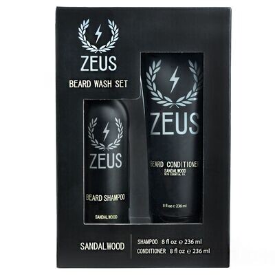ZEUS Beard shampoo and Conditioner set