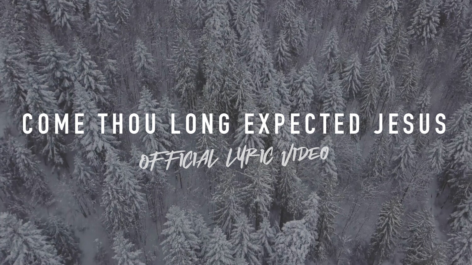 Come Thou Long Expected Jesus (Full Band Lyric Video)