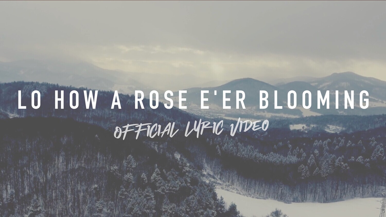 Lo How A Rose E’er Blooming (Full Band Lyric Video)