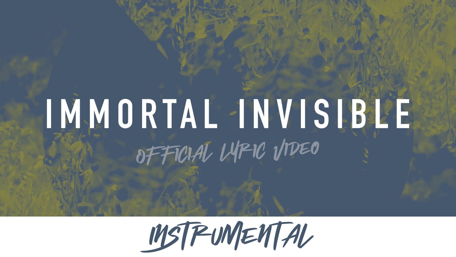 Immortal, Invisible (Instrumental Lyric Video)