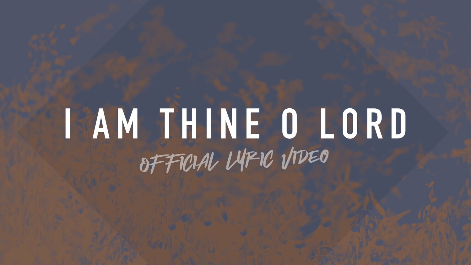 I Am Thine O Lord (Full Band Lyric Video)