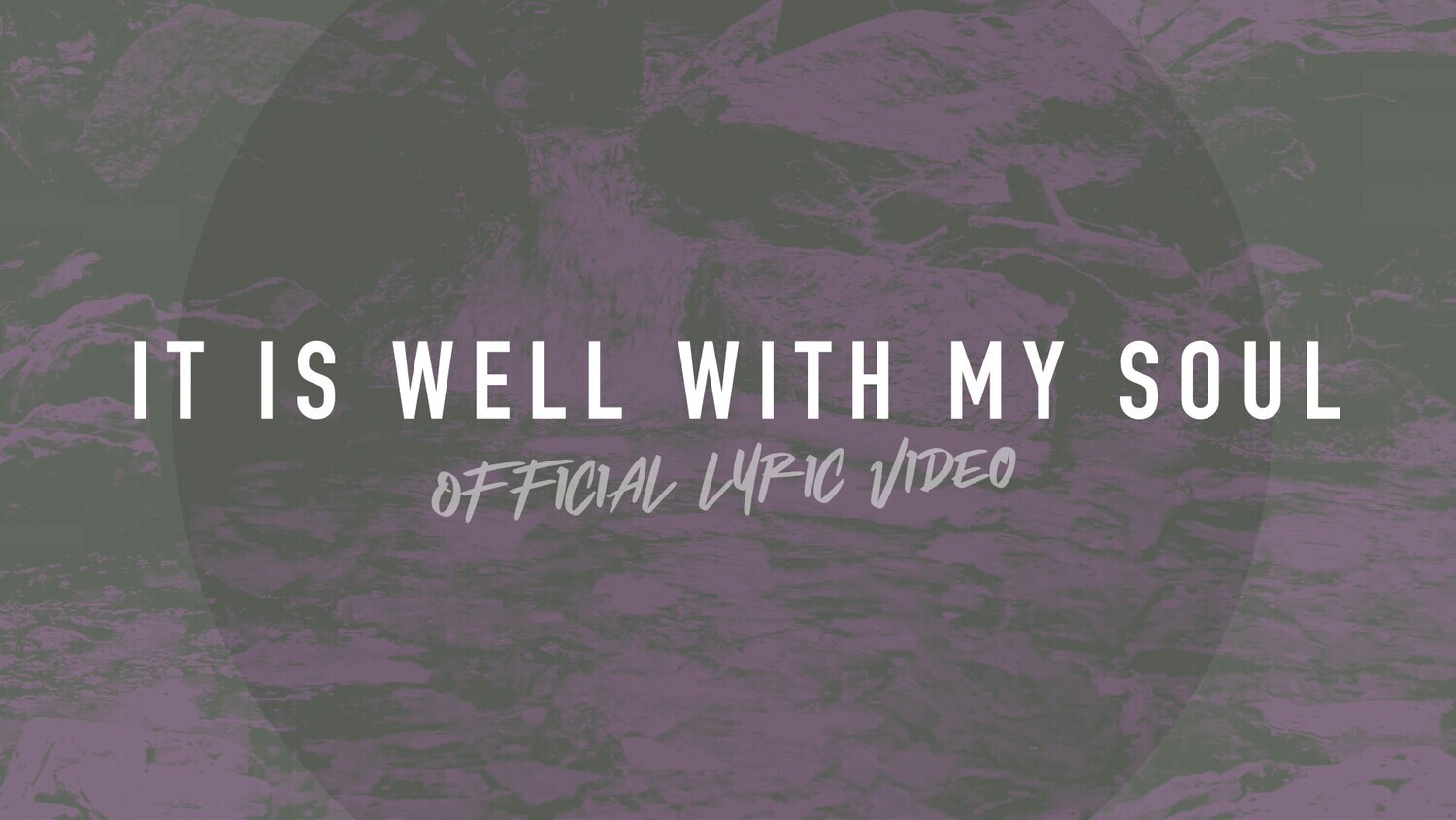 It Is Well With My Soul (Full Band Lyric Video)