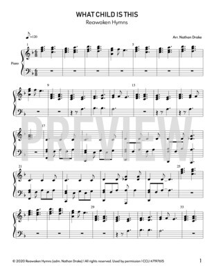 What Child Is This - Piano Sheet Music