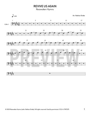 Revive Us Again - String Sheet Music (4 parts)