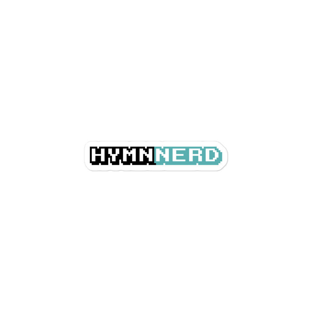 Hymn Nerd Sticker, Size: 3x3