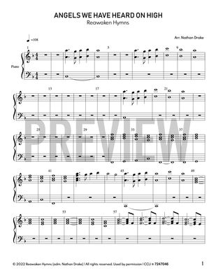 Angels We Have Heard On High (2024) - Piano Sheet Music