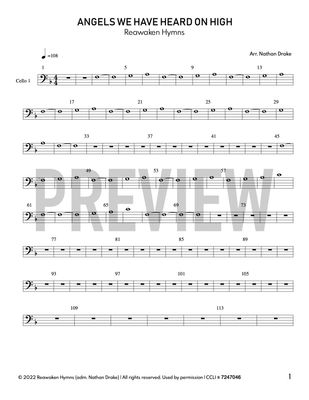 Angels We Have Heard On High (2024) - Cello Sheet Music (2 parts)