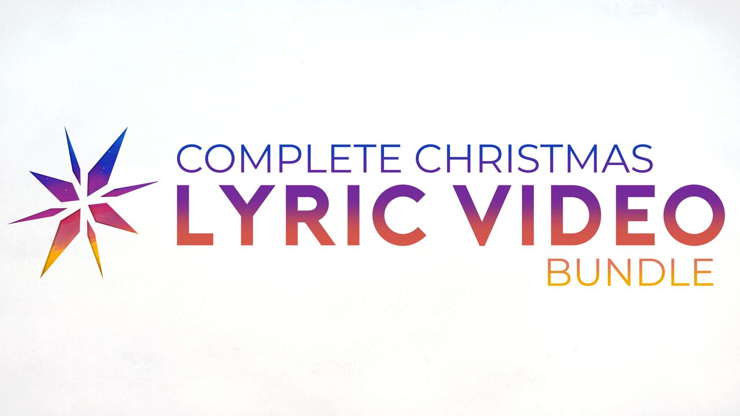 The Complete Christmas Lyric Video Pack