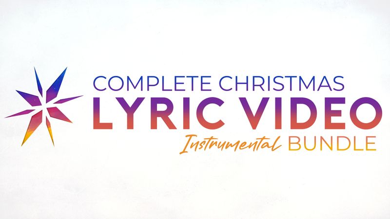 The Complete Christmas Instrumental Lyric Video Bundle