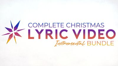 The Complete Christmas Instrumental Lyric Video Bundle