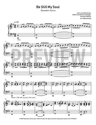 Be Still My Soul - Piano Sheet Music