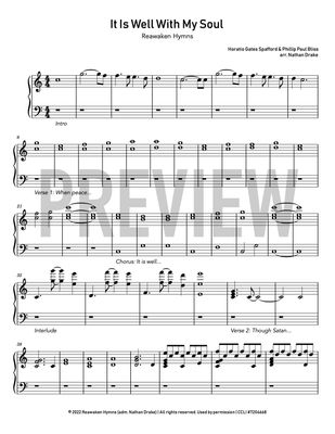 It Is Well With My Soul - Piano Sheet Music