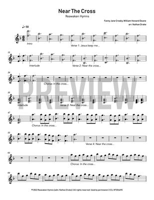 Near the Cross - Piano Sheet Music