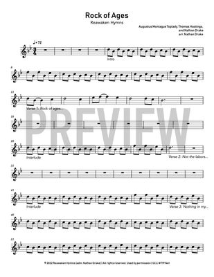 Rock of Ages - Piano Sheet Music