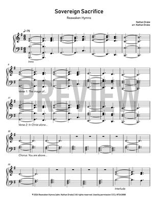Sovereign Sacrifice - Piano Sheet Music