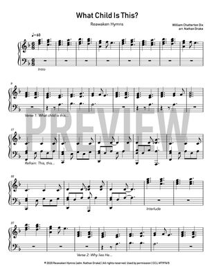 What Child Is This - Piano Sheet Music