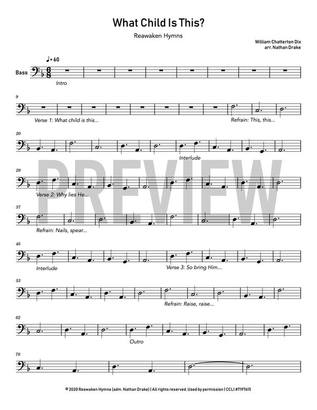 What Child Is This - String Sheet Music    (3 parts)