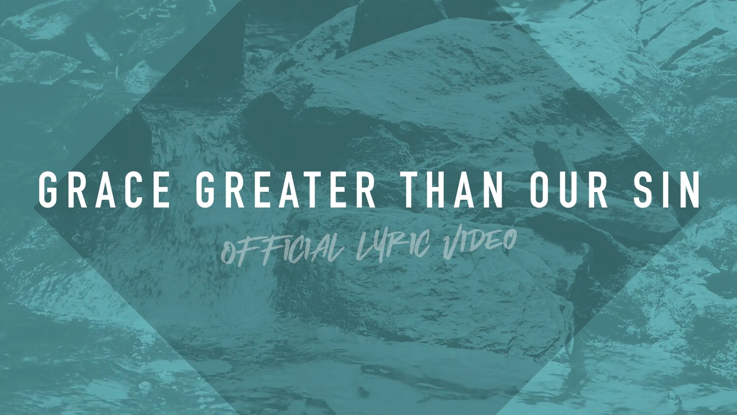 Grace Greater Than Our Sin (Full Band Lyric Video)
