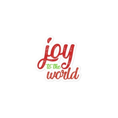 Joy to the World sticker