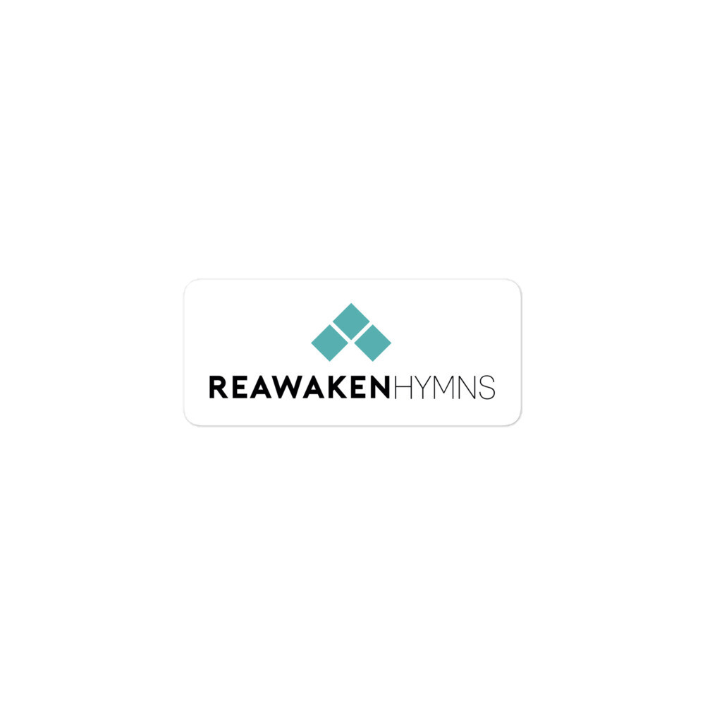 Reawaken Hymns Sticker, Size: 3x3