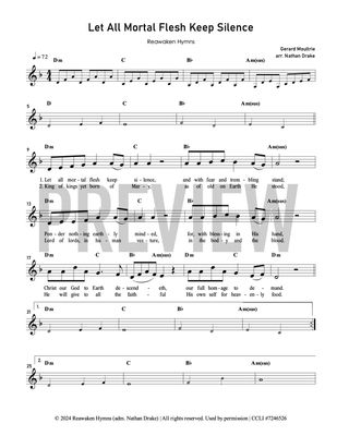 Let All Mortal Flesh Keep Silence - Lead Sheet