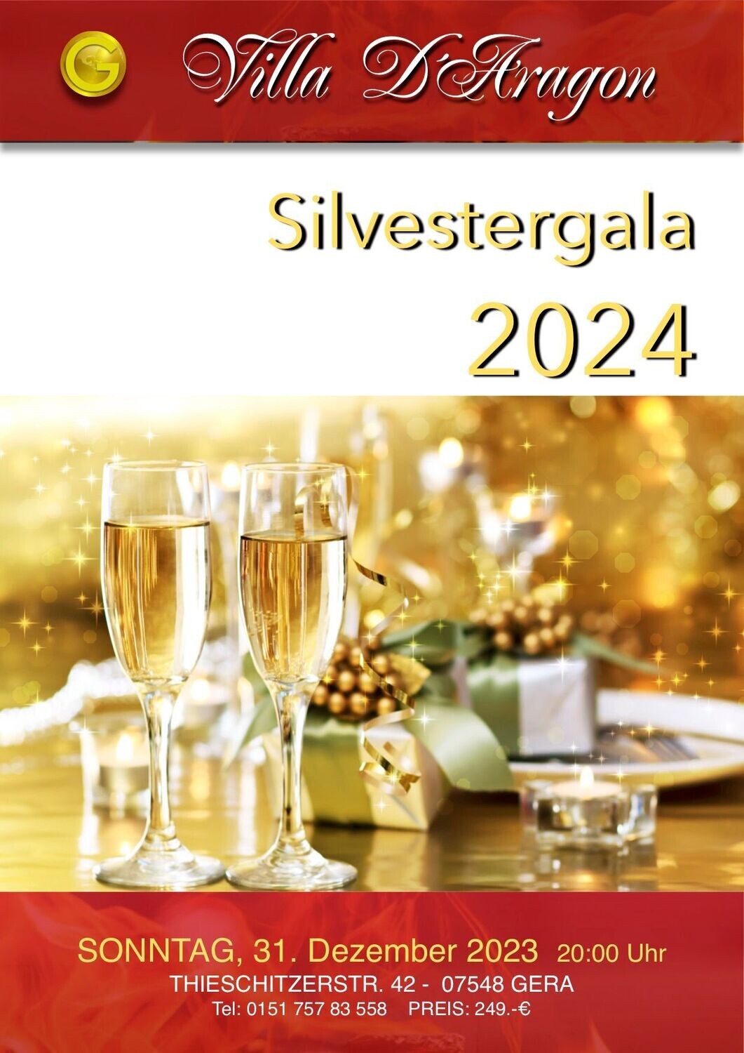 SILVESTERGALA  31.12.2024  20:00 Uhr