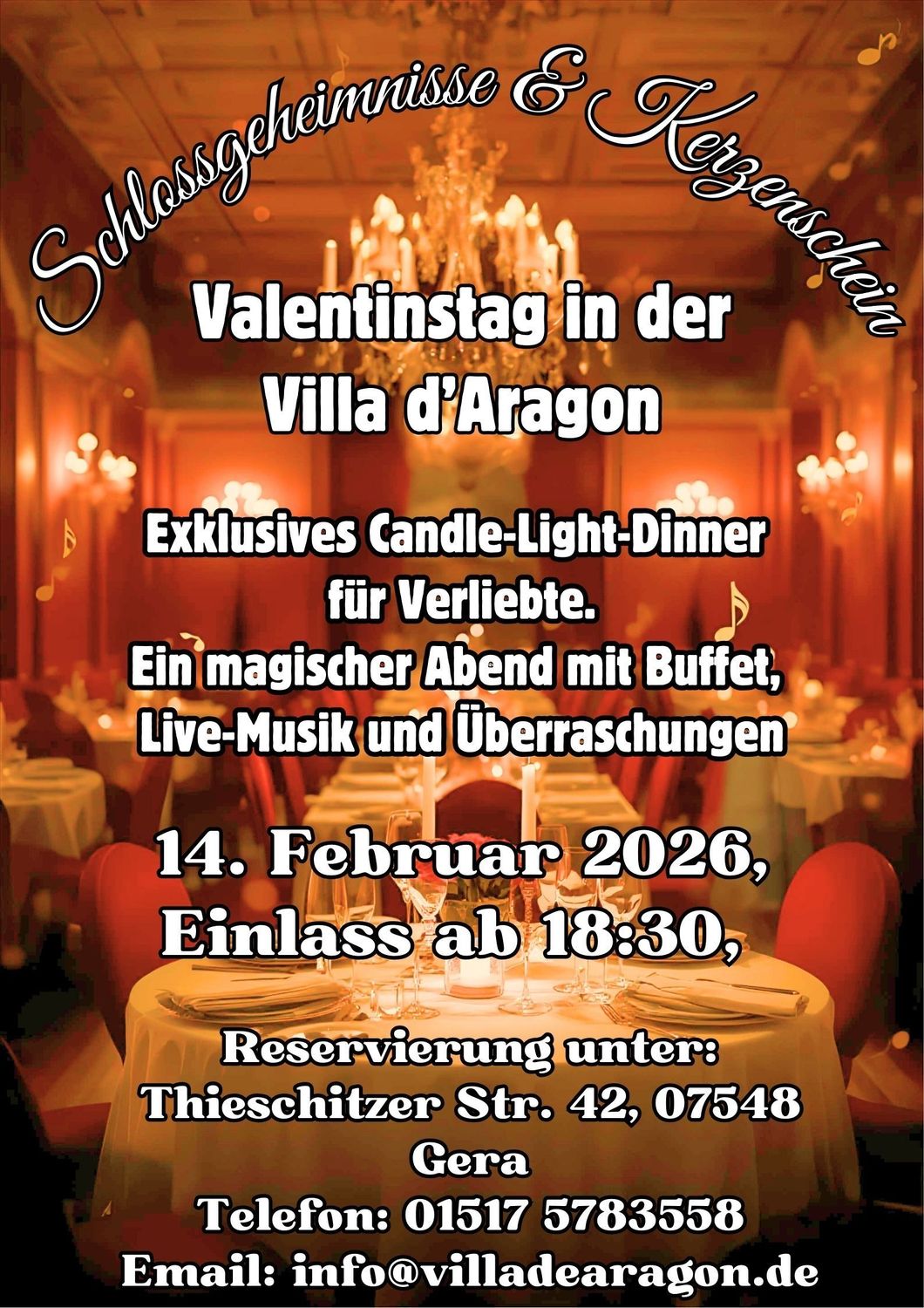 Schlossgeheimnisse und Kerzenschein