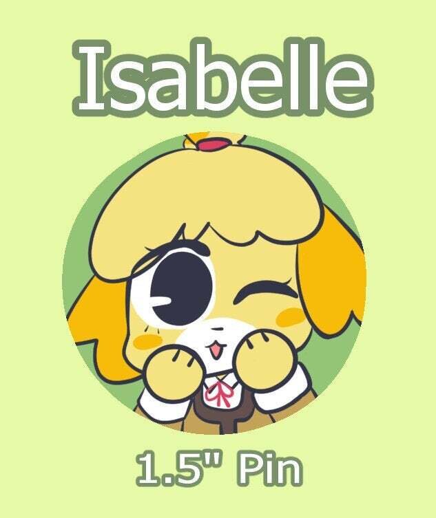 Animal Crossing Isabelle 1.5" Pin