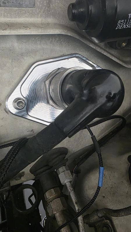 Universal through firewall wiring plate