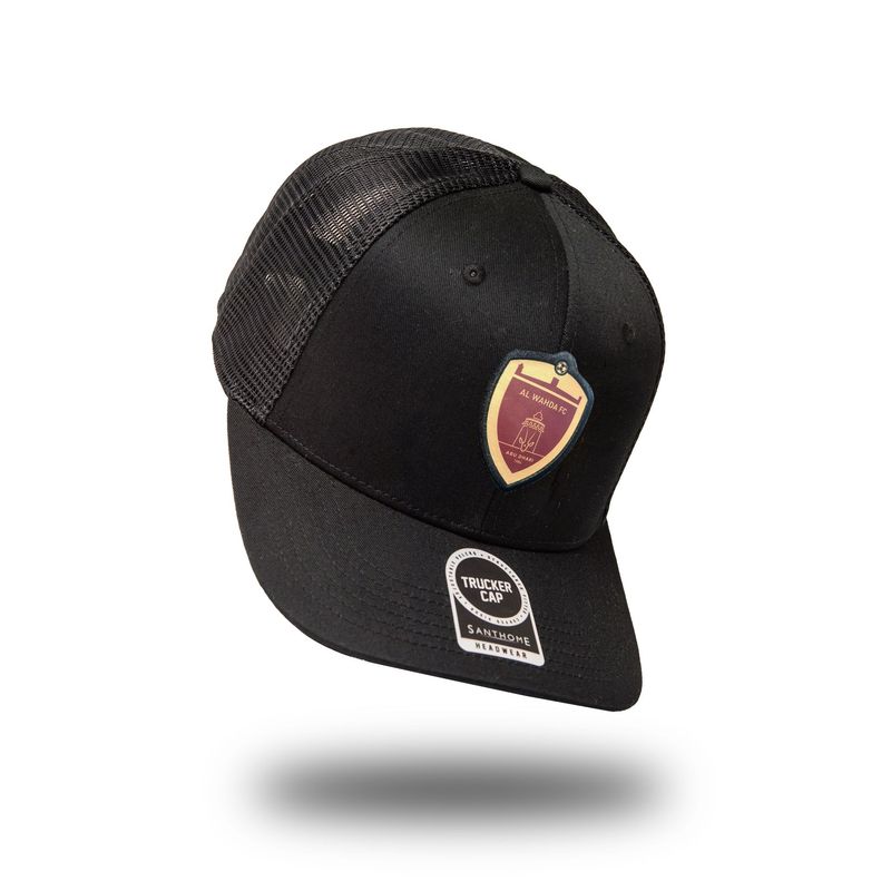 AL WAHDA TRUCKER CAP - BLACK