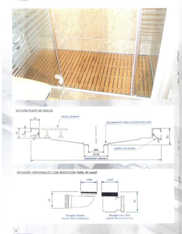 Rejillas de ducha