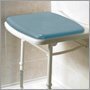 Asiento abatible a pared acolchado