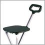 Bastón de aluminio con asiento