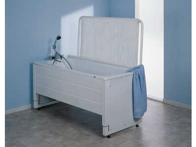 Bañera ajustable en altura