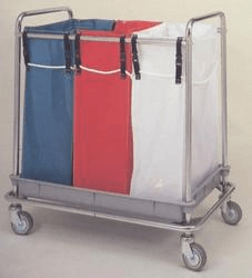 Carro de recogida de ropa