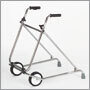 Caminador de acero plegable