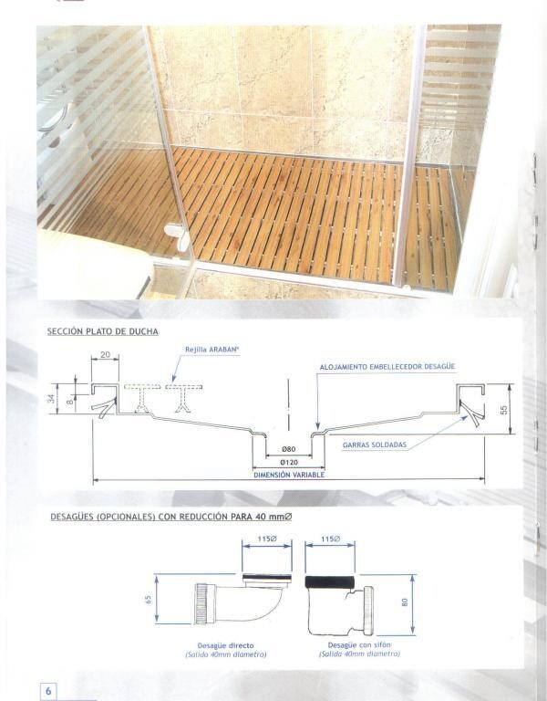 Rejillas de ducha