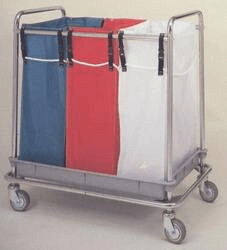 Carro de recogida de ropa