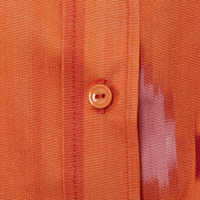 Укороченная рубашка из оранжевого адраса