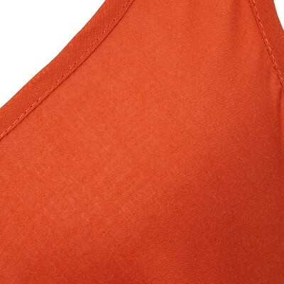 Платье-комбинация из модала оранжевое