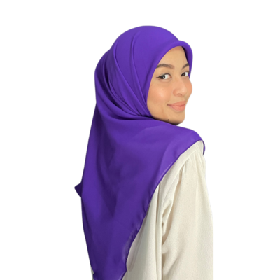 Square Plain in Indigo
