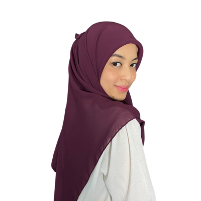 Square Plain in Fresh plum