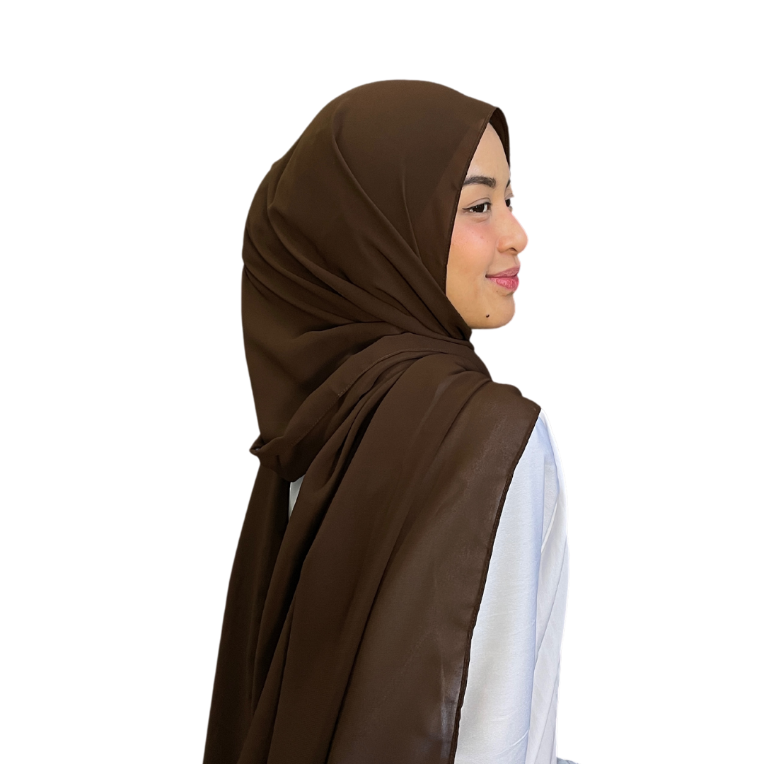 Shawl Plain in Brownies