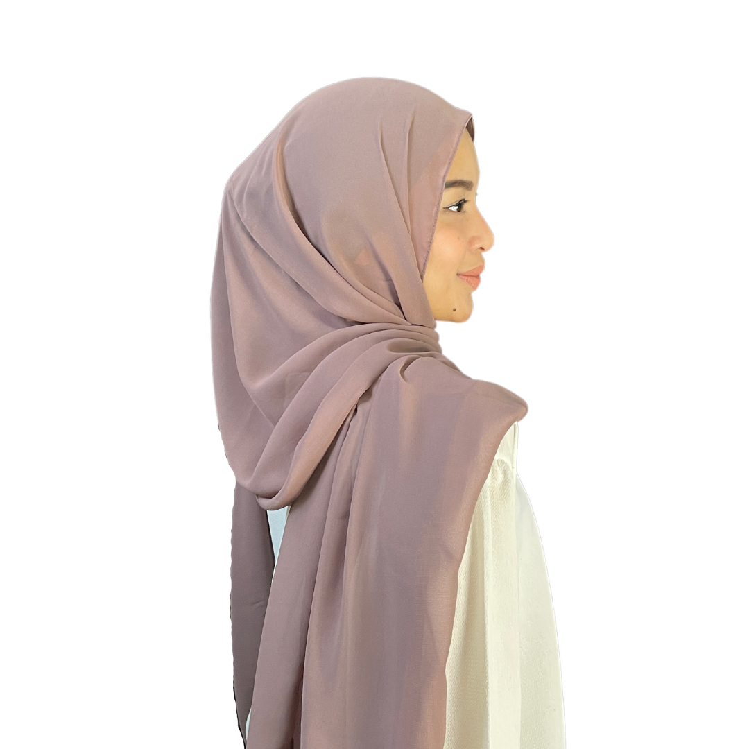 Shawl Plain in Nude Rose