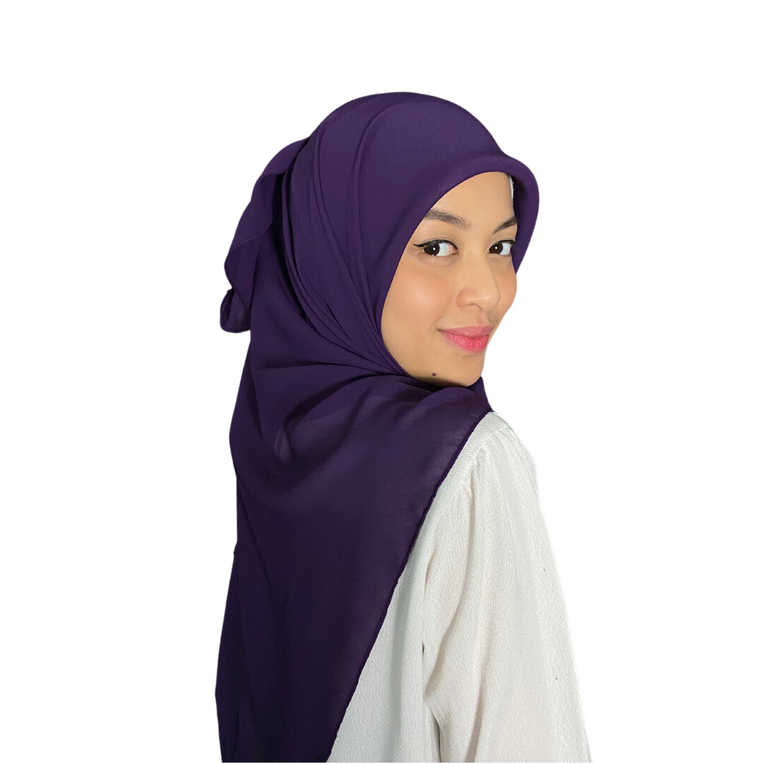 Square Plain in Royal Purple