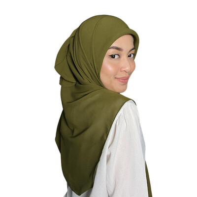 Square Plain in Green Cashew