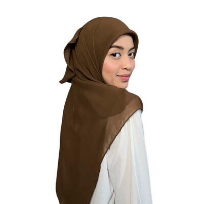 Square Plain in Honey brown