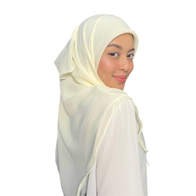 Square Plain in Banana Creamy
