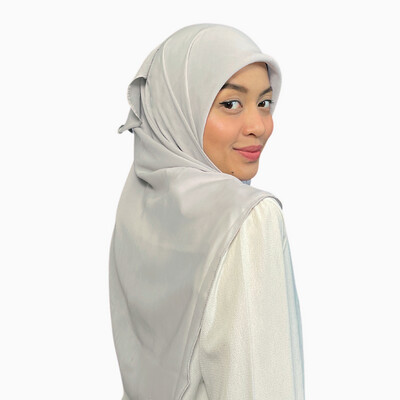 Square Plain in Sterling Grey