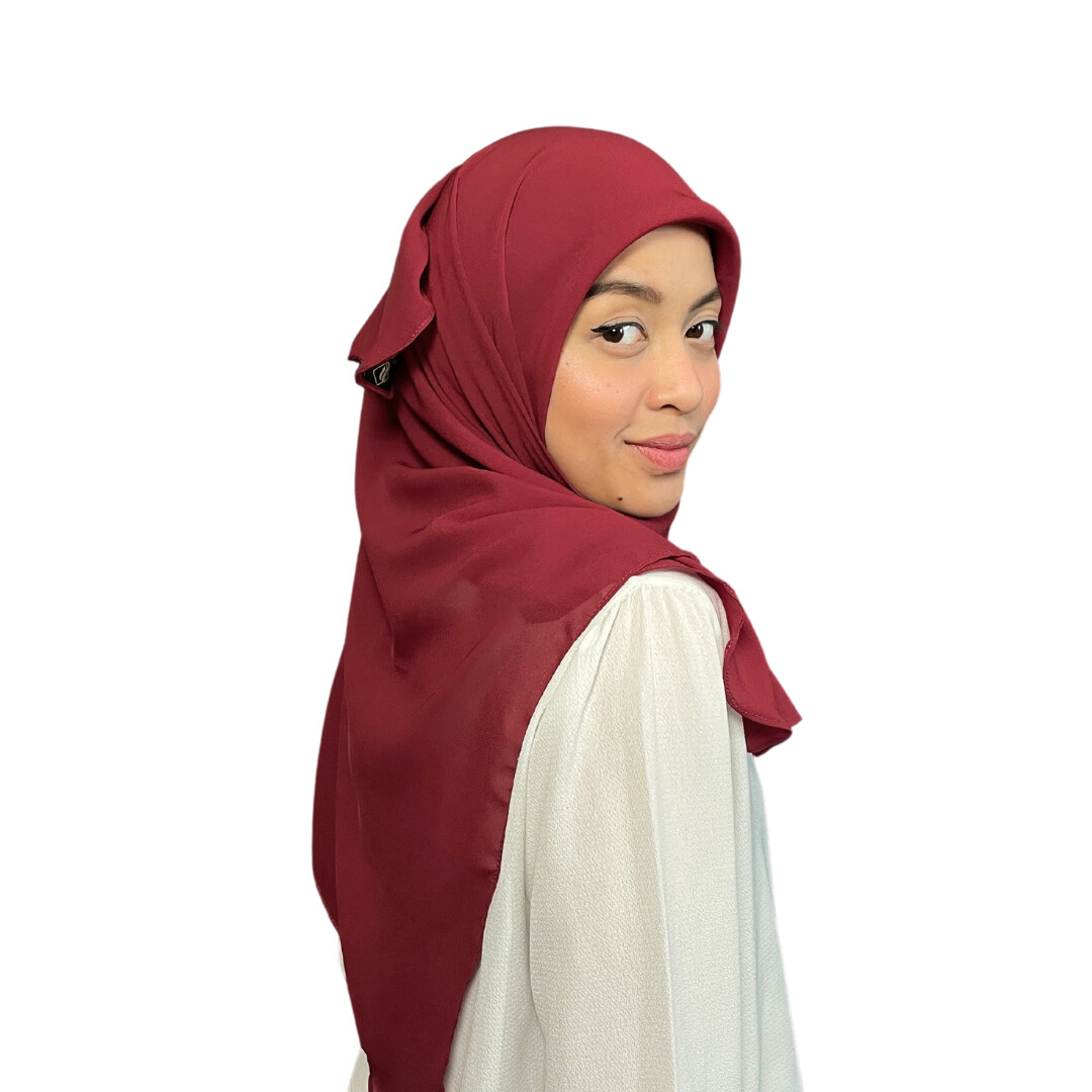 Square Plain in True Red